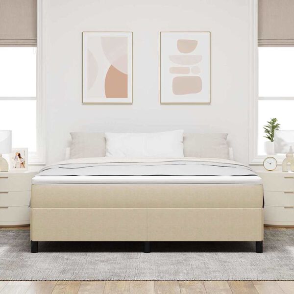 vidaXL Bettgestell Grau-Gr&uuml;n 180 x 200 cm Cordstoff