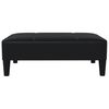vidaXL Fu&szlig;hocker Schwarz 78x56x32 cm Kunstleder