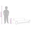 vidaXL Kindersofa Schwarz 100x54x33 cm Samt