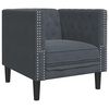 vidaXL Sofa Dunkelgrau 74,5 x 71 x 70,5 cm Samt