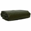 vidaXL Plane 650g / m&sup2; Olive Gr&uuml;n 2 x 3 m Canvas mit PVC-Beschichtung