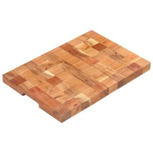 vidaXL Hackblock 50&times;30&times;3,8 cm Akazie Massivholz
