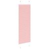 vidaXL Plissee Rosa 45x150 cm Stoffbreite 44,4 cm Polyester