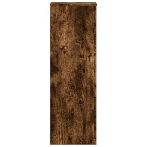 vidaXL Pflanzenst&auml;nder R&auml;uchereiche 33x33x100 cm Holzwerkstoff