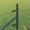 vidaXL Zaunpfosten Gr&uuml;n 10 x 0,4 m (13 mm Mesh) Stahl und PVC