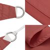 vidaXL Sonnensegel Oxford-Gewebe Dreieckig 3x3x3 m Terrakotta-Rot