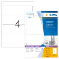 HERMA Ordner-Etiketten LAF Permanent A4 192x61 mm 100 Blätter Weiß