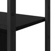 vidaXL B&uuml;cherregal Schwarz Eichen-Optik 80 x 30 x 155,5 cm