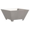 vidaXL Feuerstelle Braun 60 x 60 x 30 cm Wetterstahl