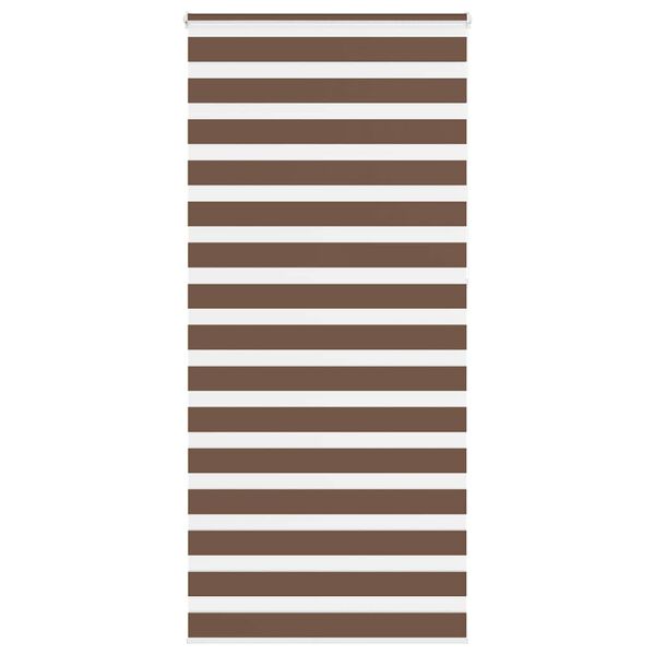 vidaXL Zebrarollo Braun 100x230 cm Stoffbreite 95,9 cm Polyester