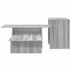 vidaXL Konsolentisch Graues Sonoma 91,5 x 35 x 38,5 cm Holzwerkstoff