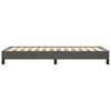 vidaXL Bettgestell ohne Matratze Dunkelgrau 90x190 cm Samt