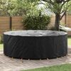 vidaXL Gartenm&ouml;belabdeckung Schwarz 279 x 279 x 85 cm 420D-Gewebe