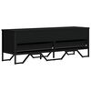 vidaXL TV-Schrank Schwarz 122x34x41 cm Holzwerkstoff