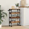 vidaXL K&uuml;chentrolley Altholz 53 x 20 x 76 cm Holzwerkstoff