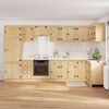 vidaXL Schrank mit Regal SKI 14 pcs Honigbraun Massives Kiefernholz