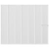 Duschwand 140 x 168 cm 7 Paneele Faltbar mit Handtuchhalter