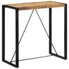 vidaXL Bartisch 110x55x110 cm Massives Raues Mangoholz