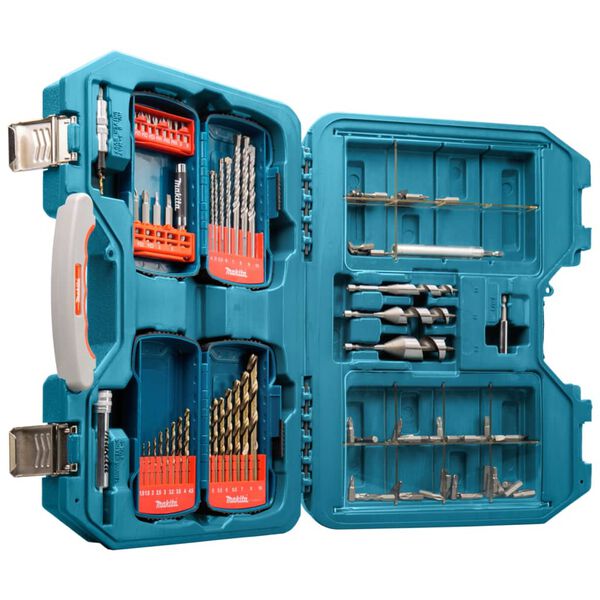Makita 104-tlg. Bohrer und Bit Set Metallisch