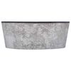 vidaXL Waschbecken Schwarz &Oslash;40x15 cm Marmor