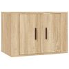 vidaXL 3-tlg. TV-Schrank-Set Sonoma-Eiche Holzwerkstoff