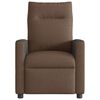 vidaXL Relaxsessel Elektrisch Braun Stoff