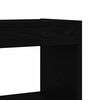 vidaXL B&uuml;cherregal Schwarz Eichen-Optik 80 x 30 x 198 cm Holzwerkstoff