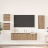 vidaXL TV-Schranksystem 5 pcs Eiche handwerklich 30,5 x 30 x 60 cm