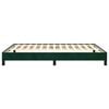 vidaXL Bettgestell ohne Matratze Dunkelgr&uuml;n 140x190 cm Samt