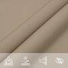 vidaXL Sonnensegel Oxford-Gewebe Rechteckig 4x7 m Taupe