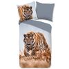 Good Morning Bettw&auml;sche-Set TIGER 135x200 cm Mehrfarbig