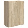 vidaXL TV-Wandregal-Set Wandmontiert 6 pcs Sonoma-Eiche