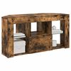 vidaXL Eck-LED-TV-Schrank Ger&auml;ucherte Eiche 100 x 40 x 50 cm