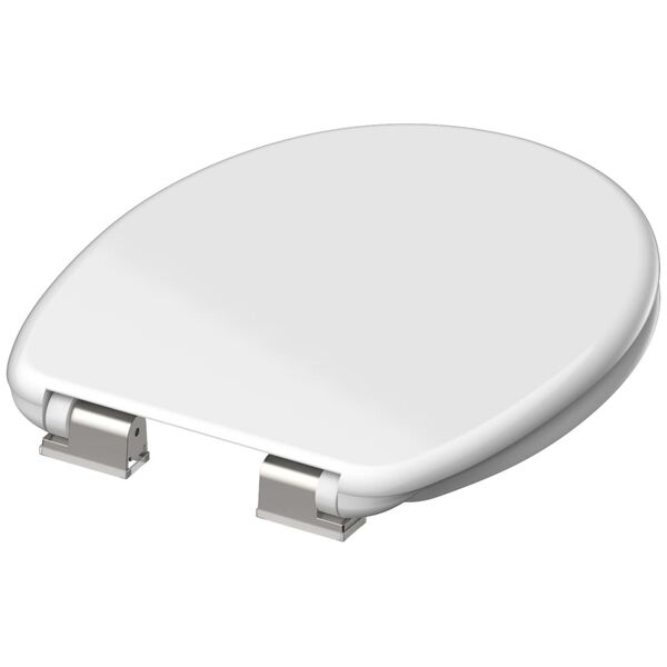 SCH&Uuml;TTE Toilettensitz mit Absenkautomatik WHITE Duroplast