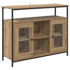 vidaXL Sideboard Artisan-Eiche 100 x 35 x 80 cm Holzwerkstoff
