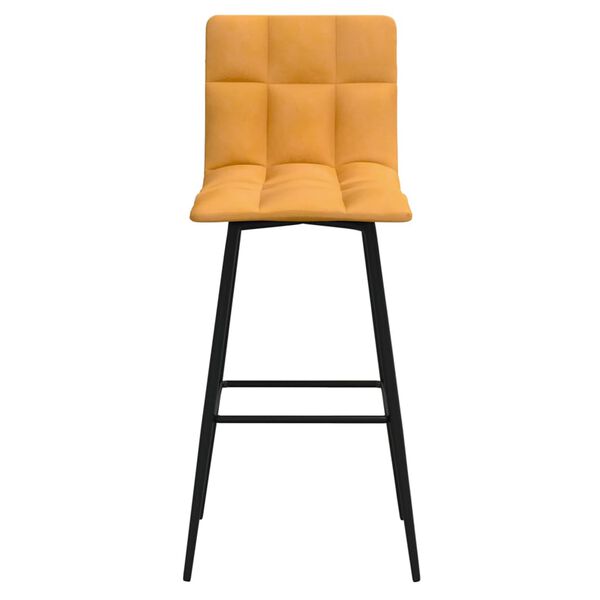 vidaXL Barhocker Braun Samt