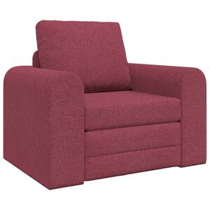 vidaXL Schlafsofa Weinrot 98 x 71 x 83 cm Stoff