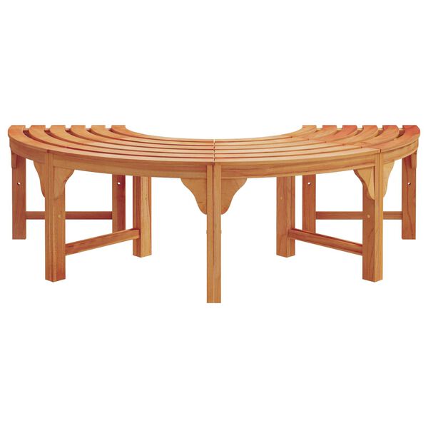 vidaXL Baumbank Natur 160 x 80 x 45cm Massives Eukalyptus Holz