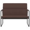 vidaXL Sitzbank Braun 100x64x80 cm Kunstleder