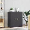 vidaXL Aufbewahrungsschrank Schwarz 80 x 40 x 90 cm Stahl