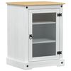 vidaXL HiFi-Schrank Wei&szlig; 60 x 50 x 82 cm Massives Kiefernholz