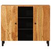 vidaXL Beistellschrank 90x33x75 cm Massivholz Akazie