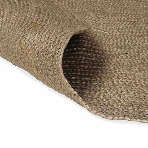 vidaXL Bereichsteppiche Oval Grau 152 x 245 cm Jute