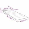 vidaXL Sonnen-Lounger Kissen Weinrot 180 x 60 x 4 cm Oxford-Stoff