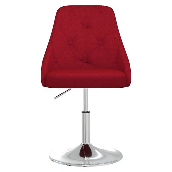 vidaXL Barhocker Weinrot Stoff