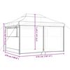 vidaXL Party-Zelt Terrakotta 279 x 410 x 315 cm Oxford-Stoff