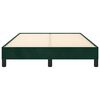 vidaXL Bettgestell ohne Matratze Dunkelgr&uuml;n 120x200 cm Samt