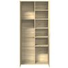 vidaXL Highboard Sonoma-Eiche 80x35x180 cm Holzwerkstoff