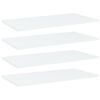 vidaXL B&uuml;cherregal-Bretter 4 Stk. Wei&szlig; 60x30x1,5 cm Holzwerkstoff