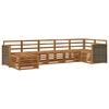 vidaXL Outdoor-Sofagarnitur 6 Stk. Natur Massivholz Akazie
